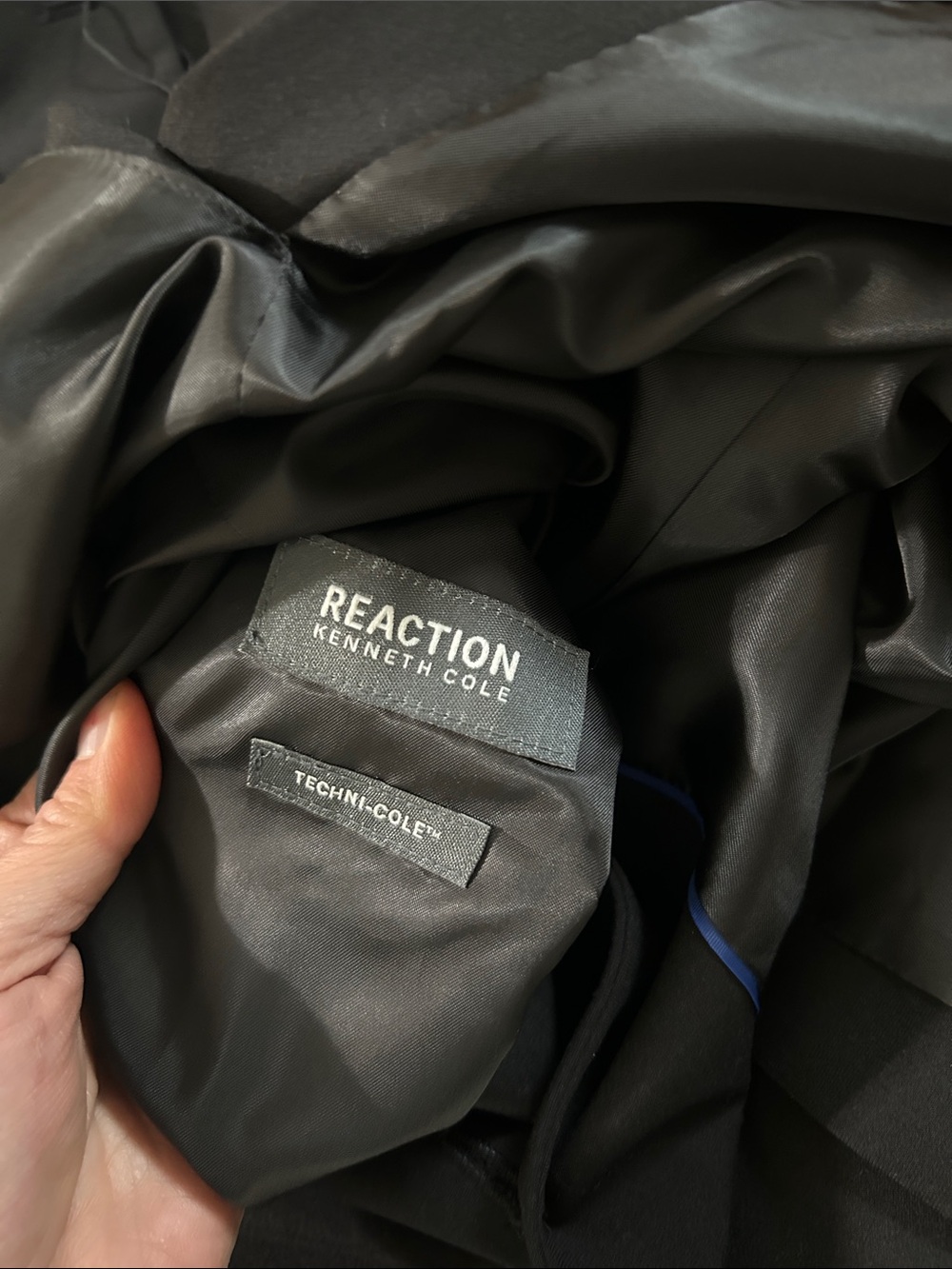 Kenneth Cole Reaction Big Boys Stretch Slim Fit Suit Jacket - Black. 18 reg NEW - Picture 9 of 9
